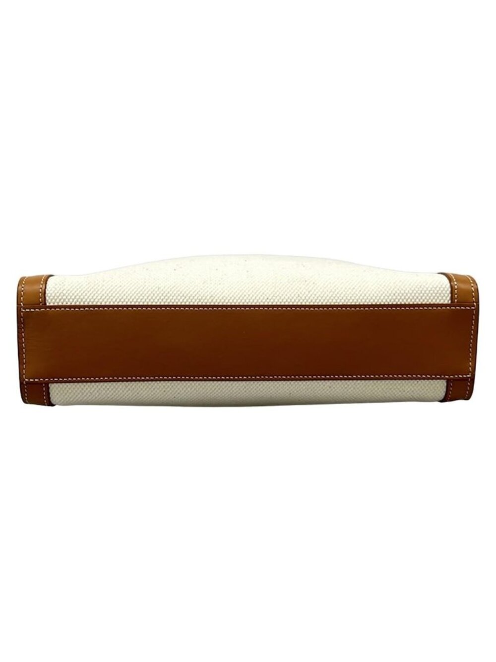 Celine Tote Small Vertical Cabas Ivory Brown Leather - Picture 5 of 15